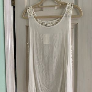 Vintage Havana Crocheted Back Tank Top